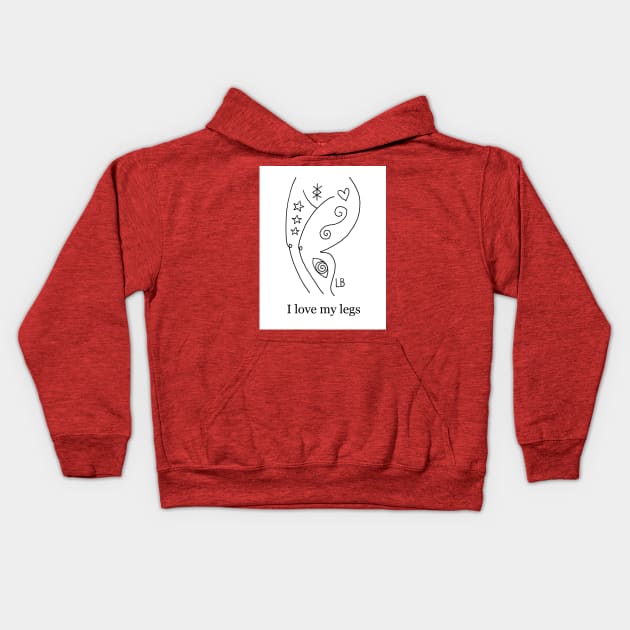 I love my Legs Kids Hoodie by The Pistils